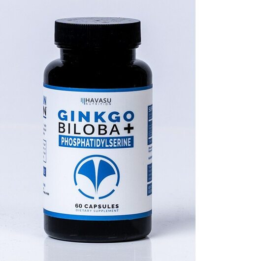 Основне фото товара Ginkgo Biloba+ Phosphatidylserine, Гінкго Білоба, 60 капсул