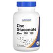 Фото товару Nutricost, Zinc Gluconate 50 mg, Глюконат цинку, 120 капсул