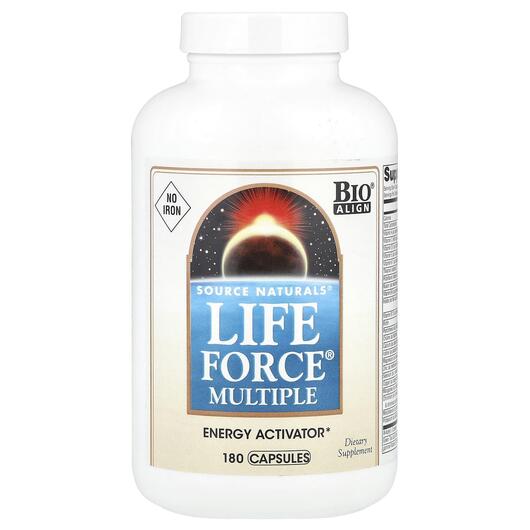 Основне фото товара Life Force Multiple No Iron 180, Мультивітаміни, 180 капсул