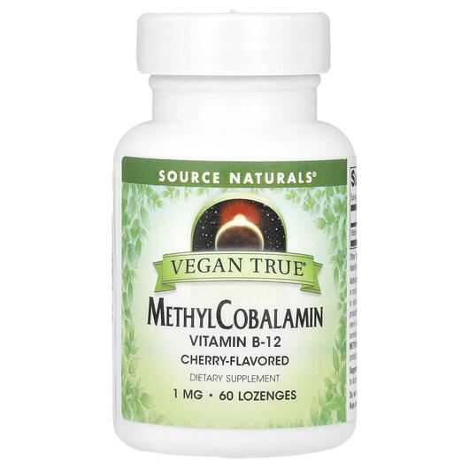 Основне фото товара Vegan True MethylCobalamin, Метилкобаламін B12, 60 сублінгвальних