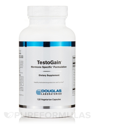 Основне фото товара Douglas Laboratories, TestoGain, Бустер Тестостерону, 120 капсул