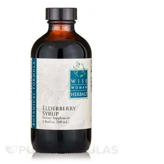 Основне фото товара Wise Woman Herbals, Elderberry Syrup, Сироп з Бузини, 240 мл