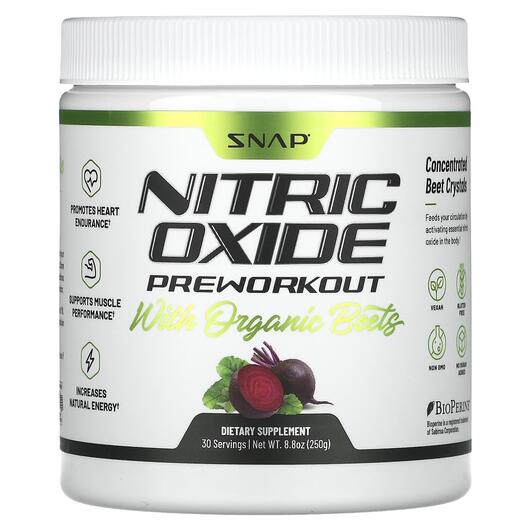 Основне фото товара Nitric Oxide Preworkout with Organic, Передтренувальний комплекс,