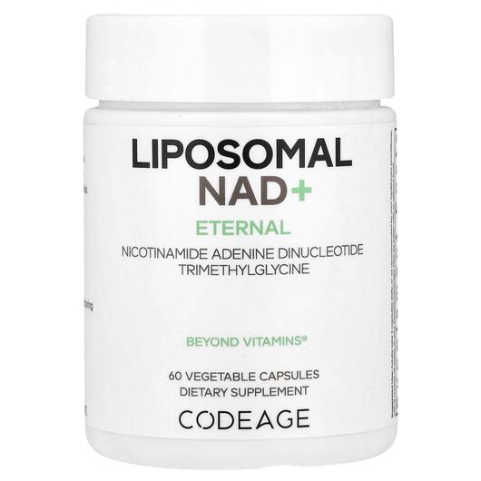 Основне фото товара CodeAge, Liposomal NAD+ Eternal, Нікотинамід рибозид, 60 капсул