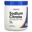 Nutricost, Sodium Citrate Unflavored, Натрій, 454 г
