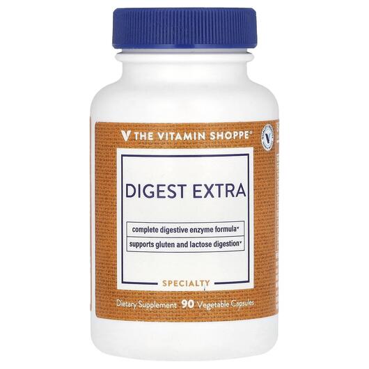 Основне фото товара TheVitaminShoppe, Digest Extra, Ферменти, 90 капсул