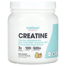 Women Creatine Peach Mango ПЭА Nutricost 520 г