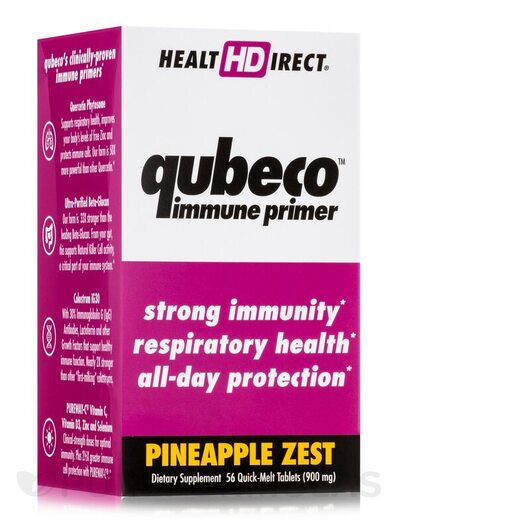 Основне фото товара Qubeco Immune Primer Pineapple Zest, Підтримка імунітету, 56 табл