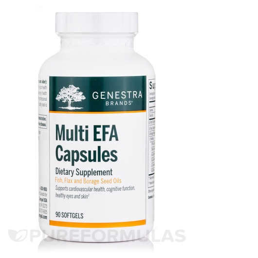 Основне фото товара Genestra, Multi EFA Capsules, Омега 3 6 9, 90 капсул