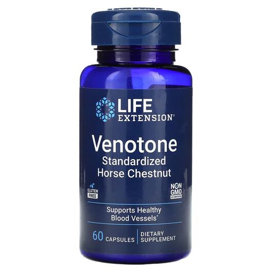 Основне фото товара Life Extension, Venotone, Экстракт кінського каштану, 60 капсул