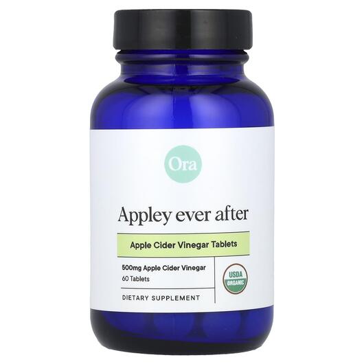 Основне фото товара Appley Ever After Organic Apple, Яблучний оцет, 60 Organic Tablet