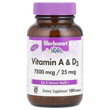Vitamin A & D3 Витамин A и D3 Bluebonnet Nutrition