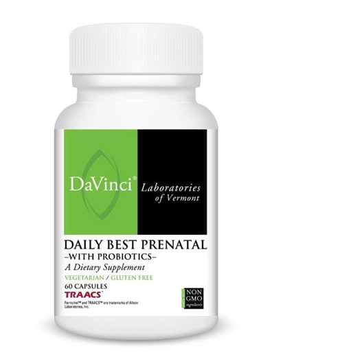 Основне фото товара Daily Best Prenatal with Probiotics, Вітаміни для вагітних, 60 ка