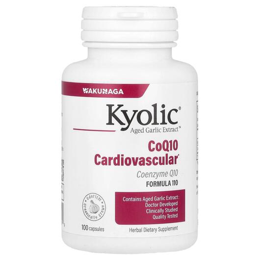 Основне фото товара Kyolic, CoQ10 Cardiocascular, Кардіо комплекс, 100 капсул