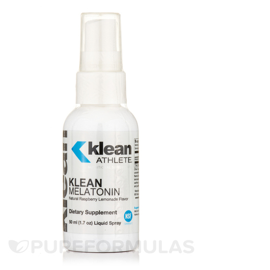 Основне фото товара Klean Melatonin Natural Raspberry Lemonade Flavor, Мелатонін, 50 