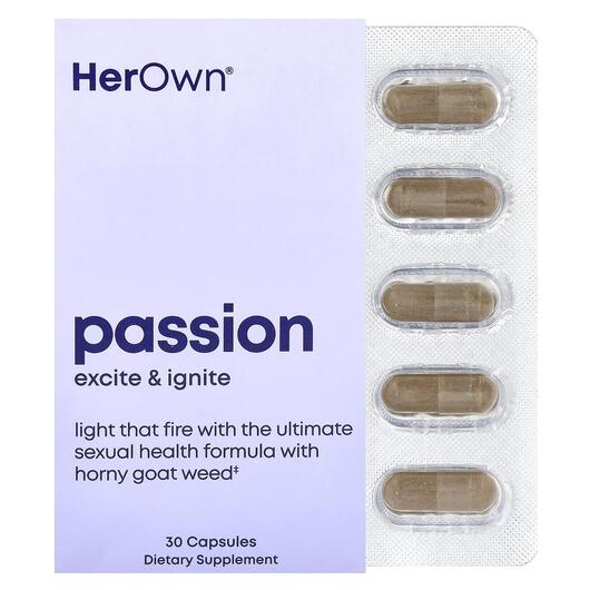 Основне фото товара Her Own, Passion, Підтримка Лібідо, 30 капсул