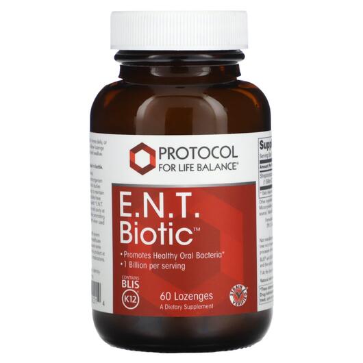 Основне фото товара E.N.T. Biotic 1 Billion, Пробіотики, 60 таблеток