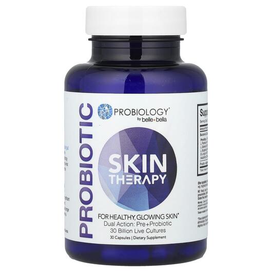 Основне фото товара Belle+Bella, Probiology Skin Therapy, Пробіотики, 30 капсул