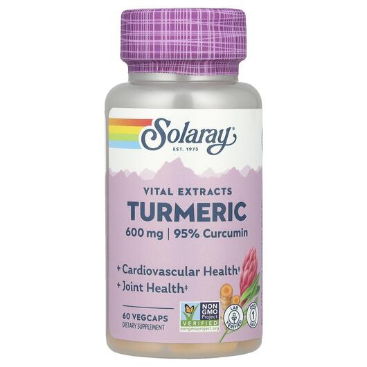 Основне фото товара Turmeric Root Extract One Daily 600 mg, Куркума 600 мг, 60 капсул