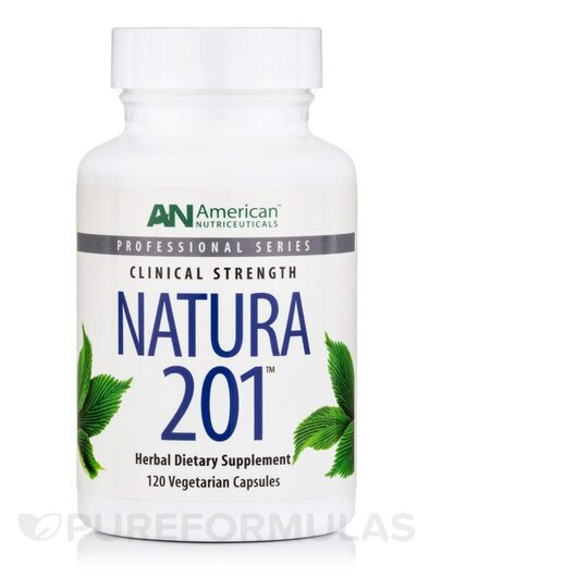Основне фото товара American Nutriceuticals, Natura 201, Трави, 120 капсул