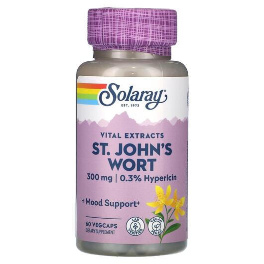 Основне фото товара Vital Extracts St. John's Wort 300 mg, Звіробій, 60 капсул