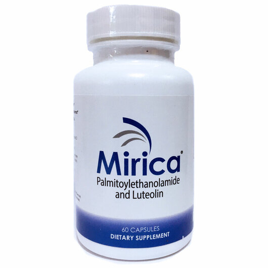 Основне фото товара Mirica Palmitoylethanolamide and Luteolin, ПЕА, 60 капсул