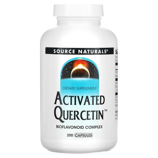 Основне фото товара Source Naturals, Activated Quercetin, Кверцетин, 200 капсул