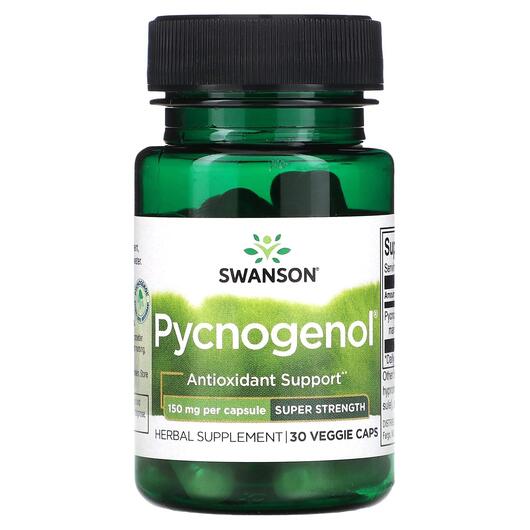 Основне фото товара Swanson, Pycnogenol Super Strength 150 mg, Пікногенол, 30 капсул