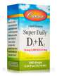 Carlson, Super Daily D3 + K2, Вітаміни D3 K2, 10.16 мл