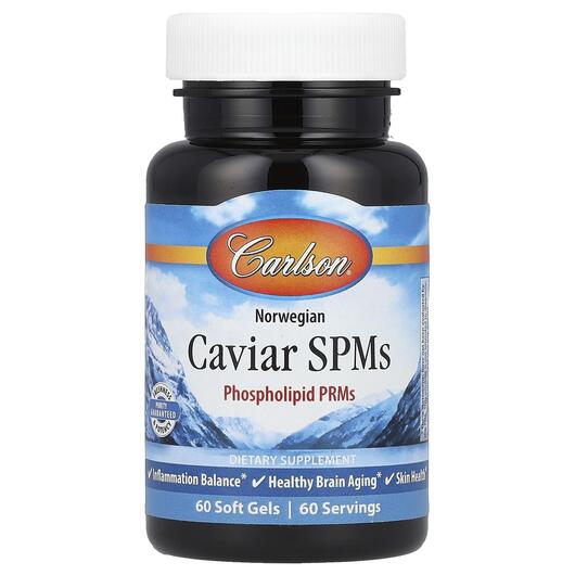 Основне фото товара Carlson, Omega-3s with SPMs, Омега 3, 60 капсул