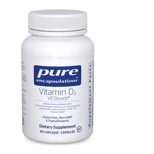 Основне фото товара Vitamin D3 VESIsorb, Вітамін D3 Холекальциферол, 60 капсул