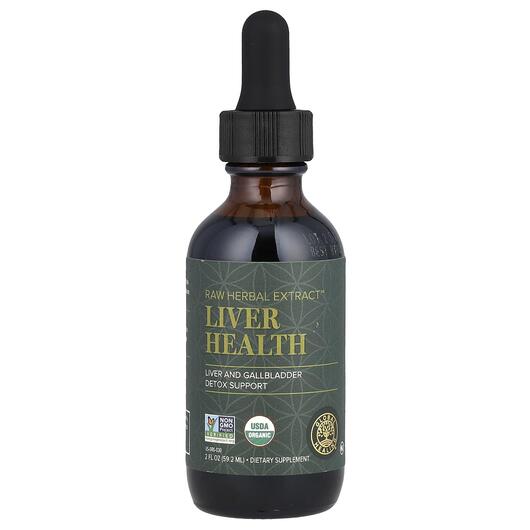 Основне фото товара Raw Herbal Extract Liver Health, Підтримка печінки, 59.2 мл