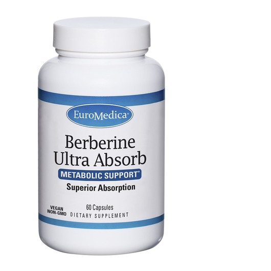 Основне фото товара EuroMedica, Berberine Ultra Absorb, Берберин, 60 капсул