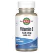 Фото товару KAL, Vitamin E 134 mg 200 IU, Вітамін E Токофероли, 90 SoftGels