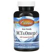 Фото товару MCT & Omega-3 With Coconut & Fish Oil, MCT Олія, 60 капсу