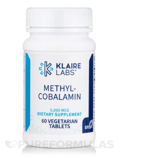 Основне фото товара Methyl-cobalamin 5000 mcg, Метилкобаламін B12, 60 таблеток