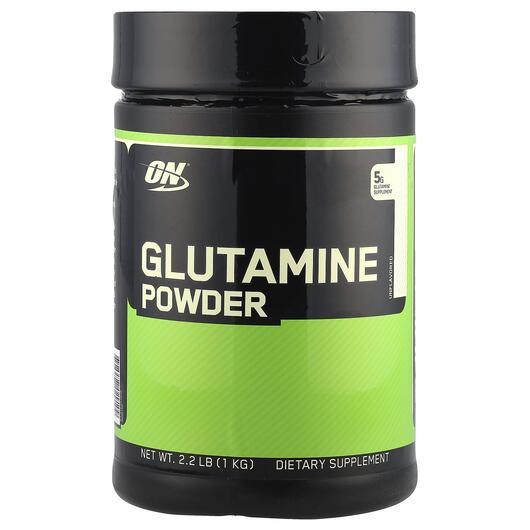 Основне фото товара Optimum Nutrition, Glutamine Powder Unflavored, L-Глутамін, 1 кг