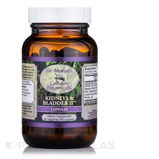 Основне фото товара Kidneys & Bladder II Diuretic Capsules, Підтримка нирок, 90 к