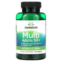 Мультивітаміни Multi Adults 50+ Swanson 100 таблеток