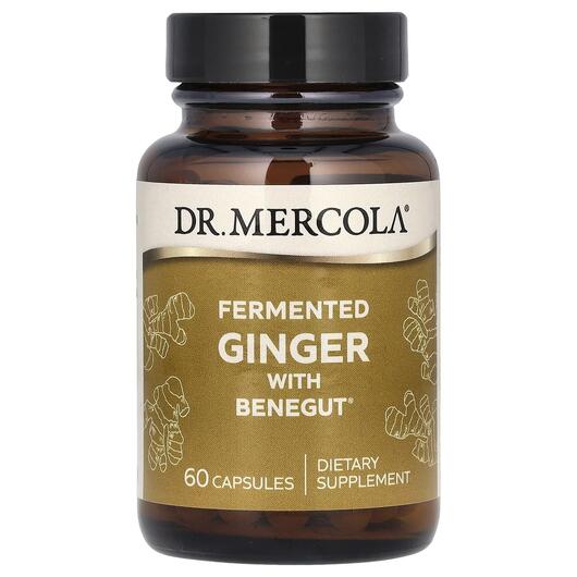 Основне фото товара Dr. Mercola, Fermented Ginger, Ферментирований Імбир, 60 капсул