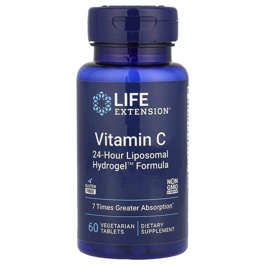 Основне фото товара Vitamin C 24-Hour Liposomal Hydrogel Formula, Вітамін C, 30 капсу