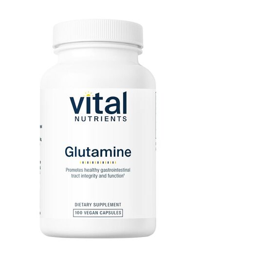 Основне фото товара Vital Nutrients, Glutamine 850 mg, L-Глутамін, 100 капсул