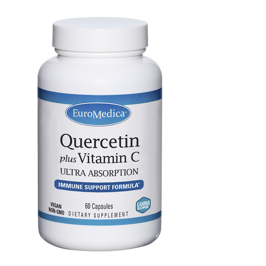 Основне фото товара EuroMedica, Quercetin plus Vitamin C, Кверцетин, 60 капсул
