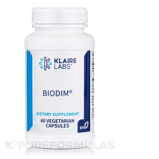 Основне фото товара Klaire Labs, BioDIM 150 mg, Дііндолілметан, 60 капсул
