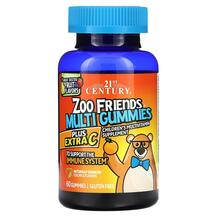 Жувальні витамны Zoo Friends Multi Gummies 21st