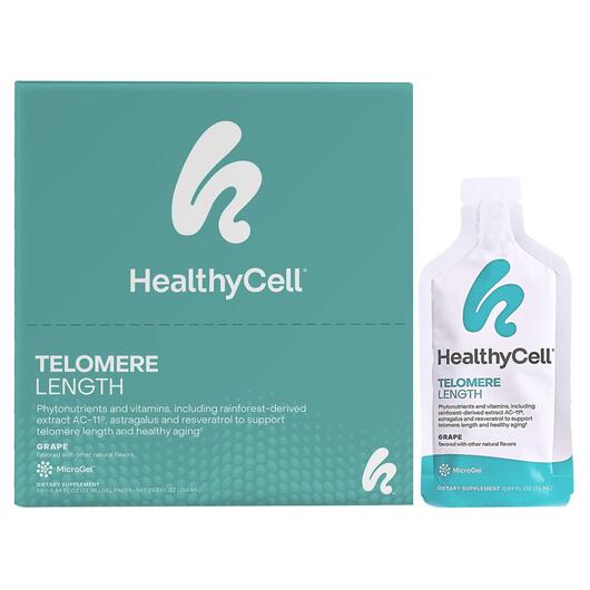 Основне фото товара HealthyCell, Telomere Length Grape, Клітинне здоров'я, 30 шт