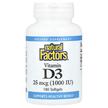 Фото товару Vitamin D3 25 mcg 1000 IU, Вітамін D3, 180 капсул