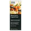 Фото товару Gaia Herbs, Plant Force Liquid Iron, Залізо, 250 мл