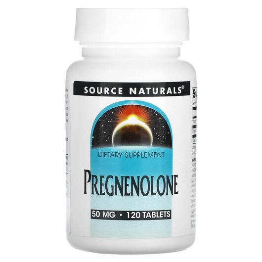 Основне фото товара Pregnenolone 50 mg, Прегненолон 50 мг, 120 таблеток