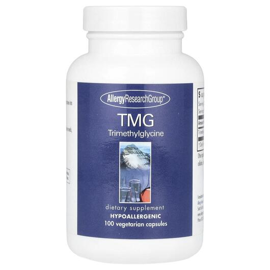Основне фото товара TMG Trimethylglycine, Триметилгліцин, 100 капсул